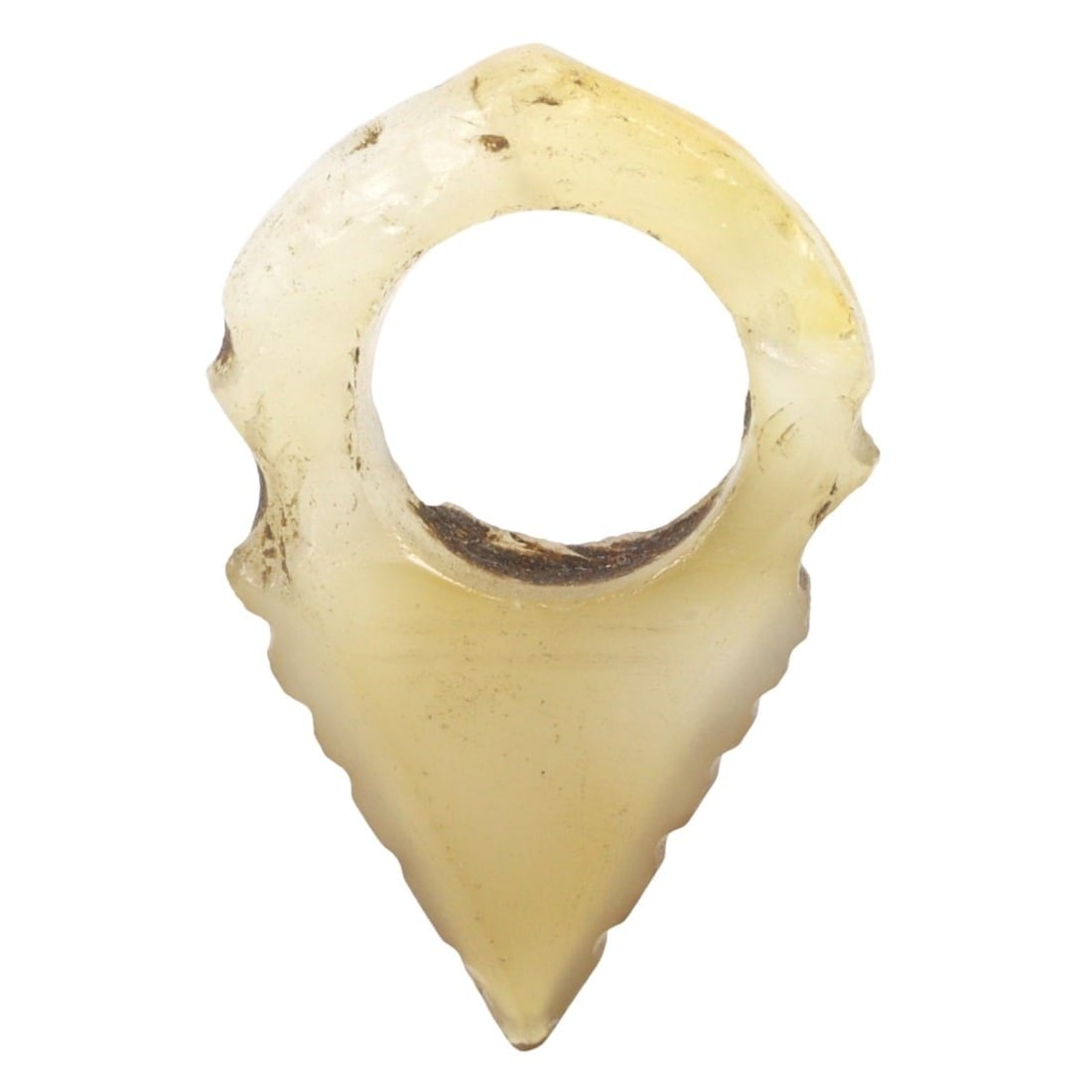 An Ancient Carnelian Agate Bead, Unusual Shape, ca. 1st Millennium BCE (1 of 1)