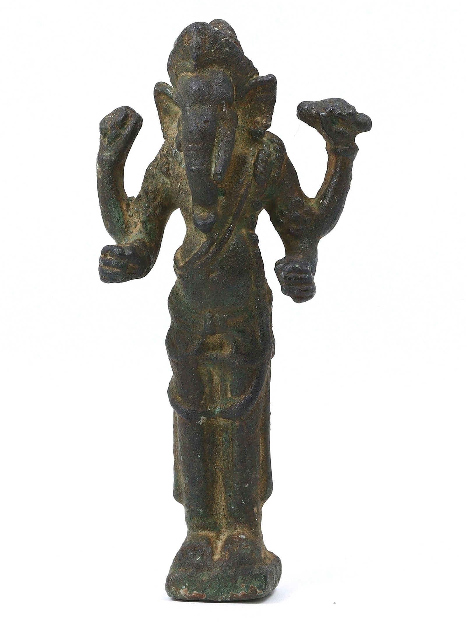 An Ancient Southeast Asian Bronze Ganesha, Pre-15th Century (1 of 2)