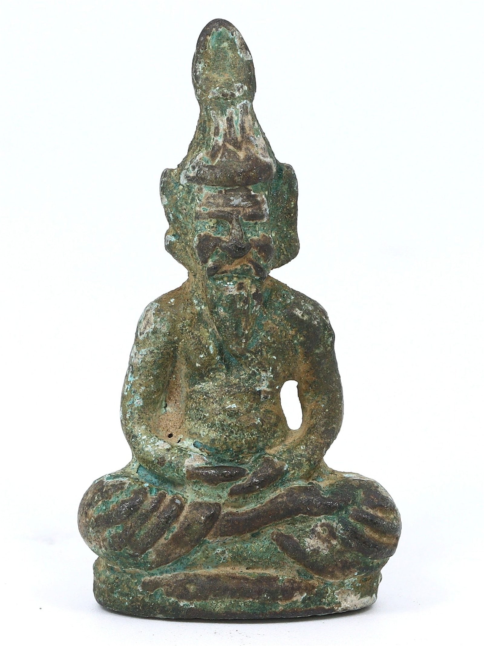 An Ancient Southeast Asian Bronze Hermit, Pre-15th Century (1 of 2)