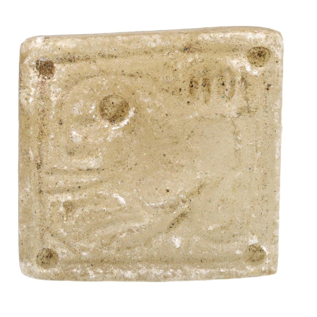 An Ancient Calcite Stamp Seal, ca. 3rd-2nd Millennium BCE (1 of 2)