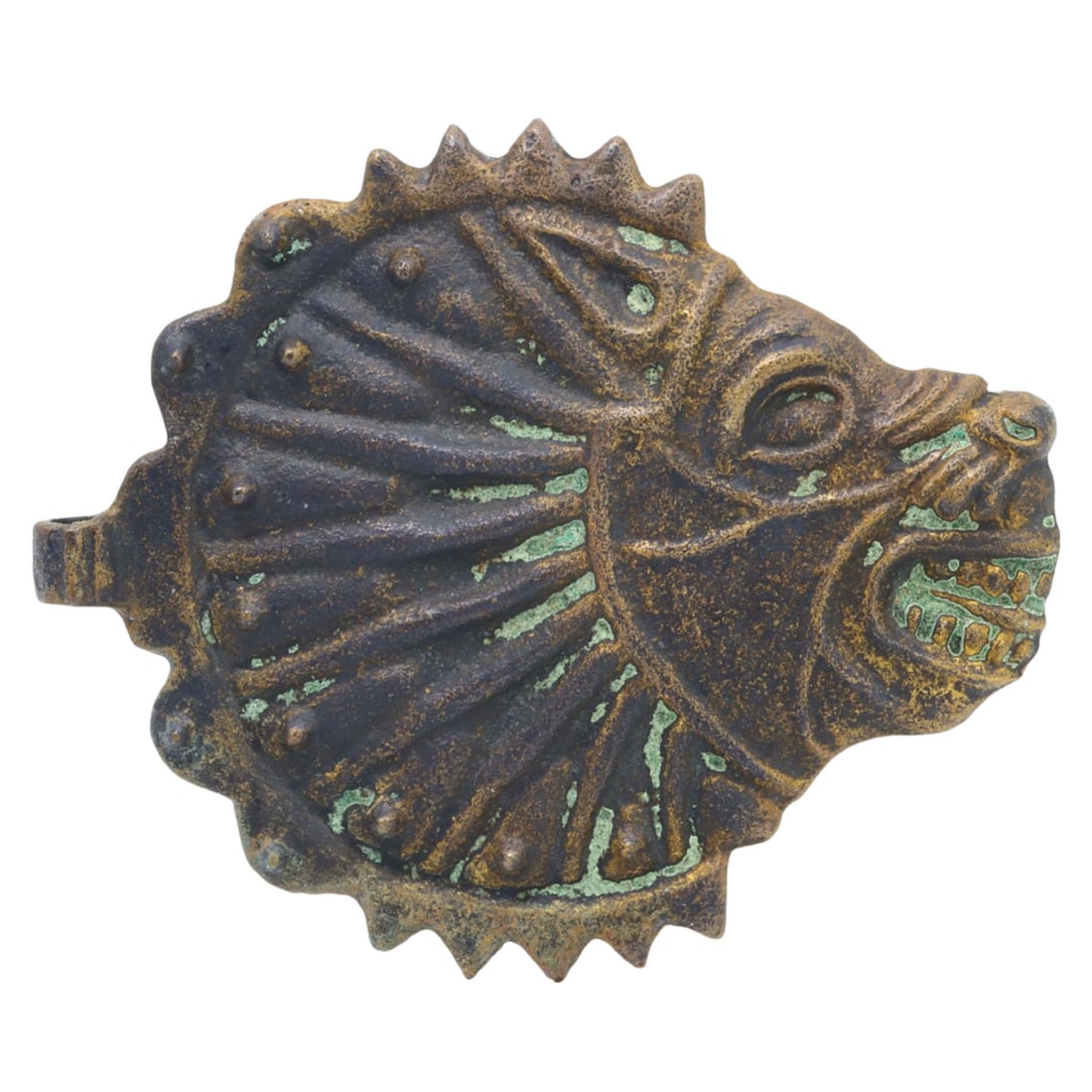An Antique Bronze Zoomorphic Amulet, c. 1200-800 BCE (1 of 1)