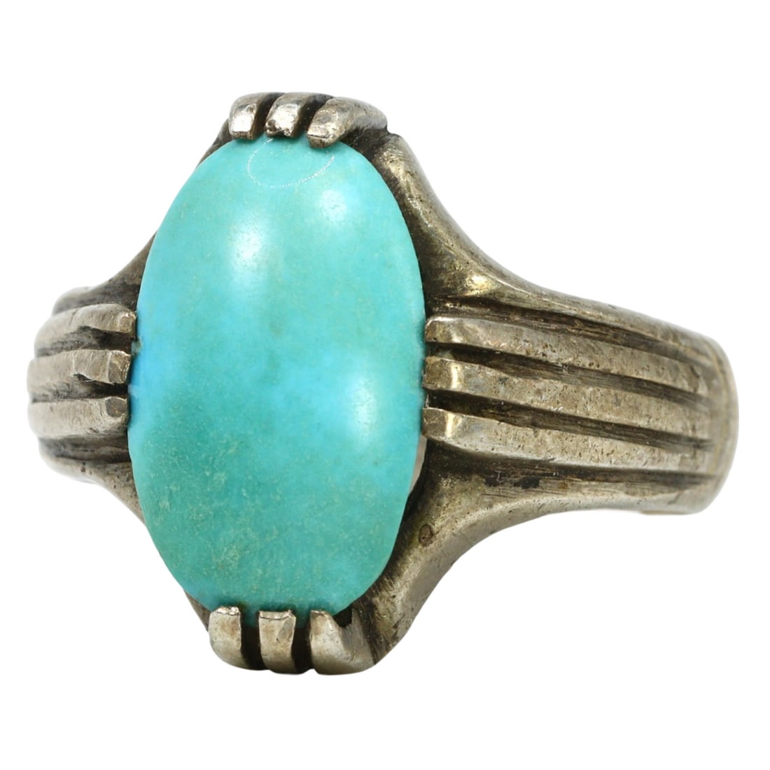 Auction An Antique Abbasid Turquoise Cocktail & Statement Ring, c. 750-1258 CE Auction (1 of 2)