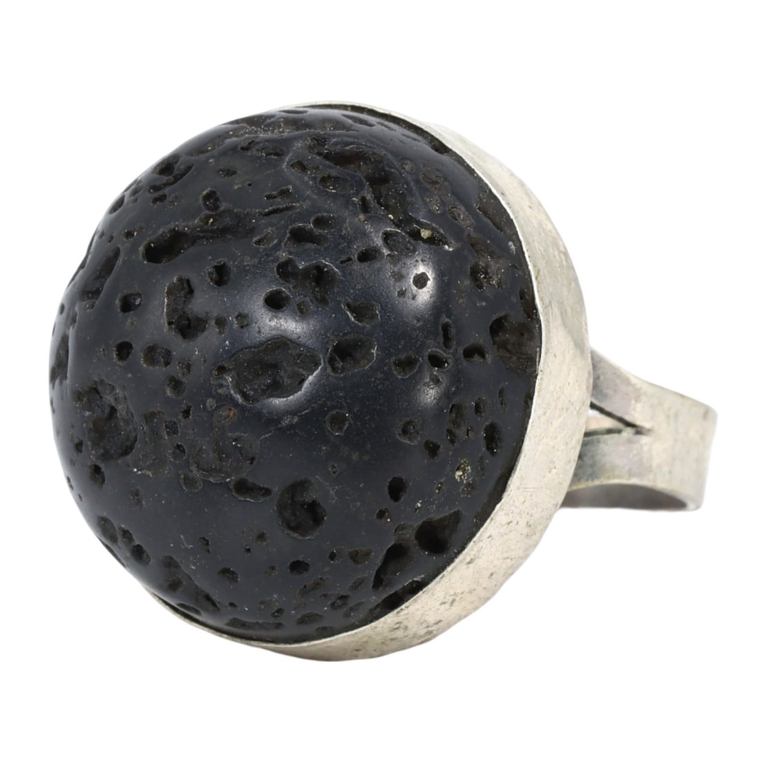 An Antique Abbasid Gilt Silver and Meteorite Cocktail Ring: This exquisite cocktail ring, made from gilt silver and featuring a meteorite inset, exemplifies the intricate craftsmanship and cultural significance of the Abbasid period in Islamic history. Such ri