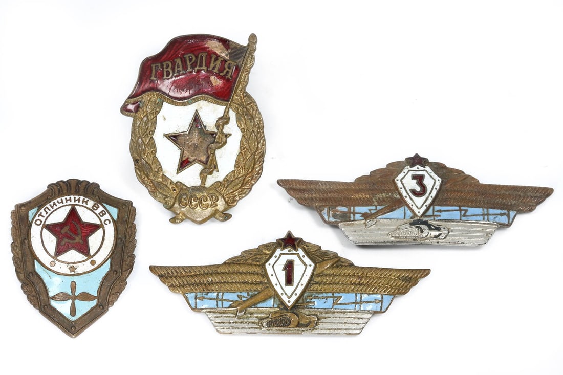 Historic 20th Century Soviet Union Period Soviet Military Badges (1 of 2)