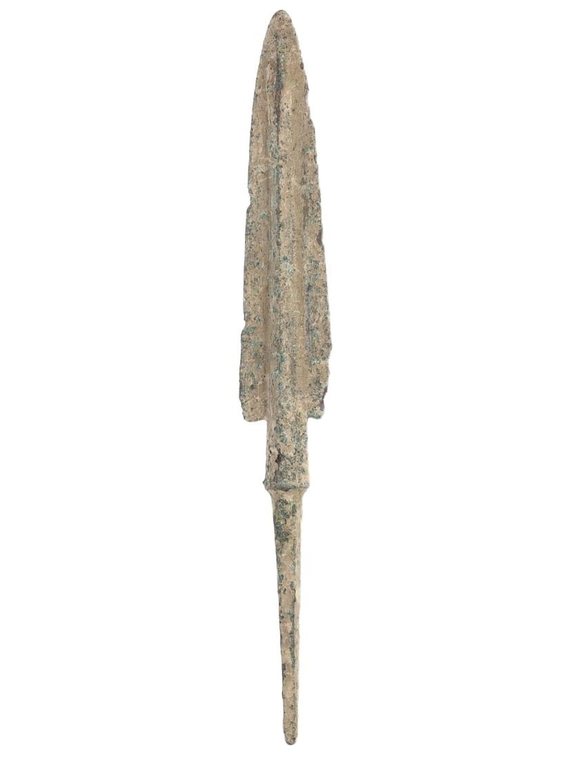 An Ancient Luristan Bronze Spearhead, circa 1200-800 BCE (1 of 1)
