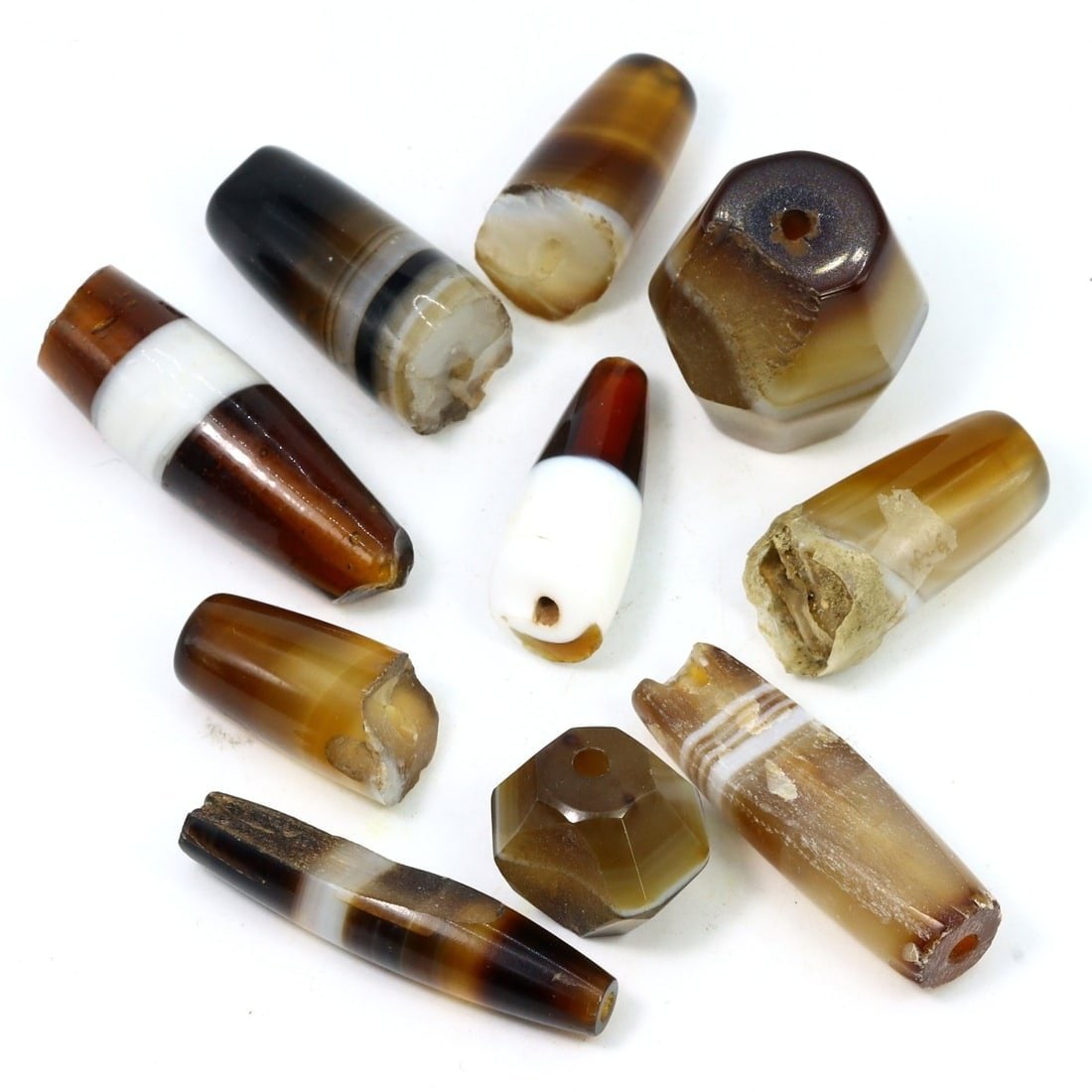 Collection of Antique Achaemenid Agate Beads, c. 550-330 BCE (1 of 1)