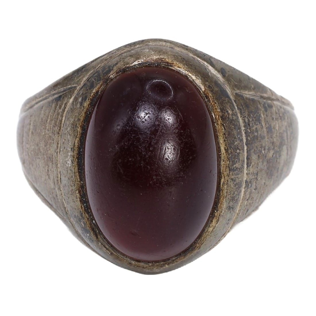 Antique Islamic Carnelian Silver Ring, 18th-19th Century (1 of 1)