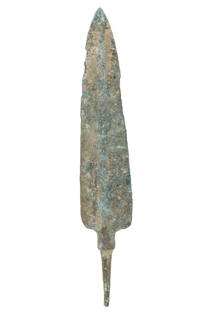 An Ancient Luristan Bronze Spearhead, circa 1200-800 BCE (1 of 2)