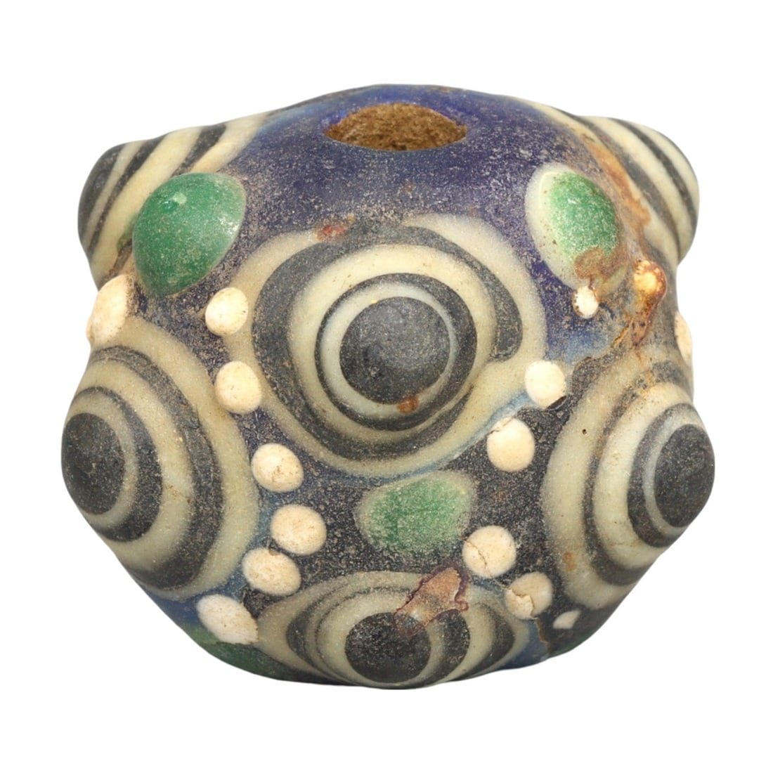 An Ancient Han Dynasty Mosaic Glass Eyed Bead, c. 206 BCE - 220 CE (1 of 1)