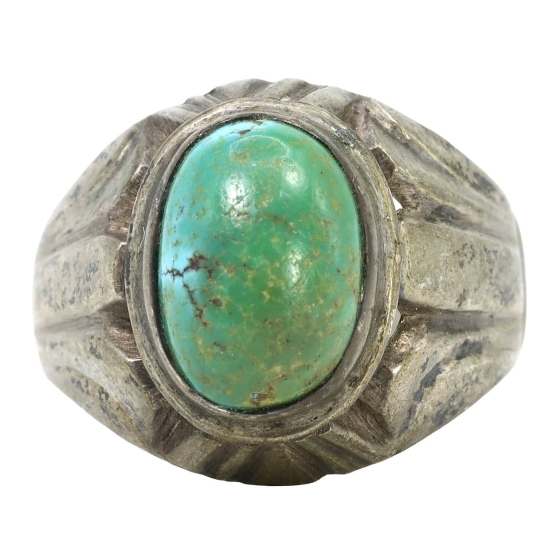 An Antique Safavid Turquoise Cocktail Ring, c. 1501-1722 (1 of 2)