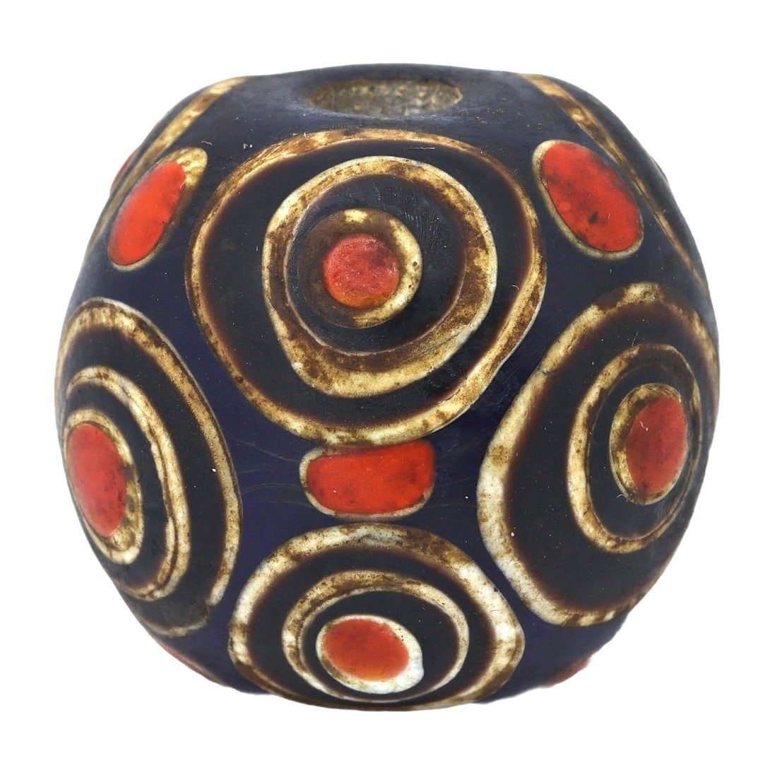 An Ancient Chinese Warring States Glass Bead, c. 475-221 BCE (1 of 2)