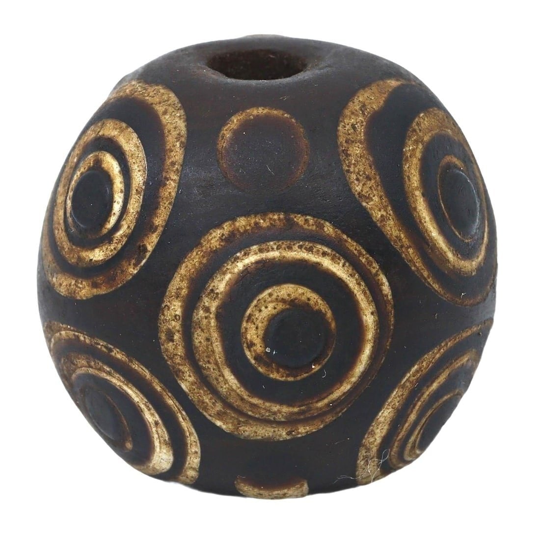 An Ancient Chinese Warring States Glass Bead, c. 475-221 BCE (1 of 2)