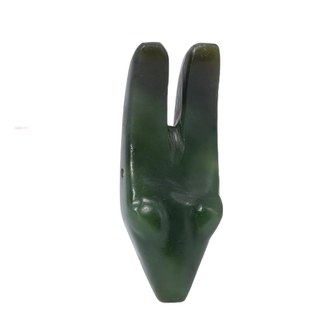 Antique Oriental Chinese Qing Dynasty Hong Shan-Style Jade Carving, 18th-19th Century CE (1 of 1)