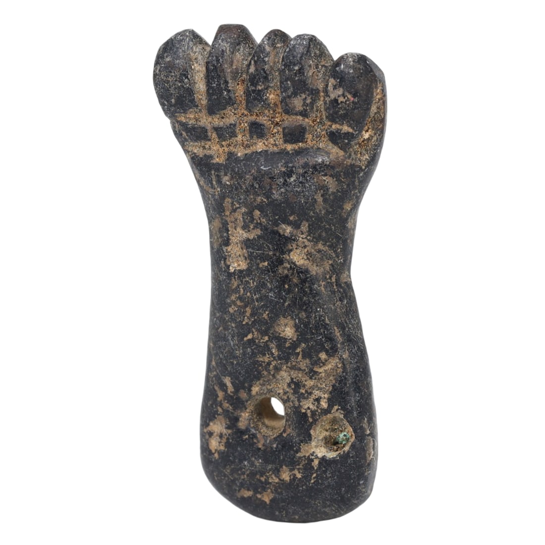 Ancient Egyptian Basalt Fist Amulet (1 of 1)