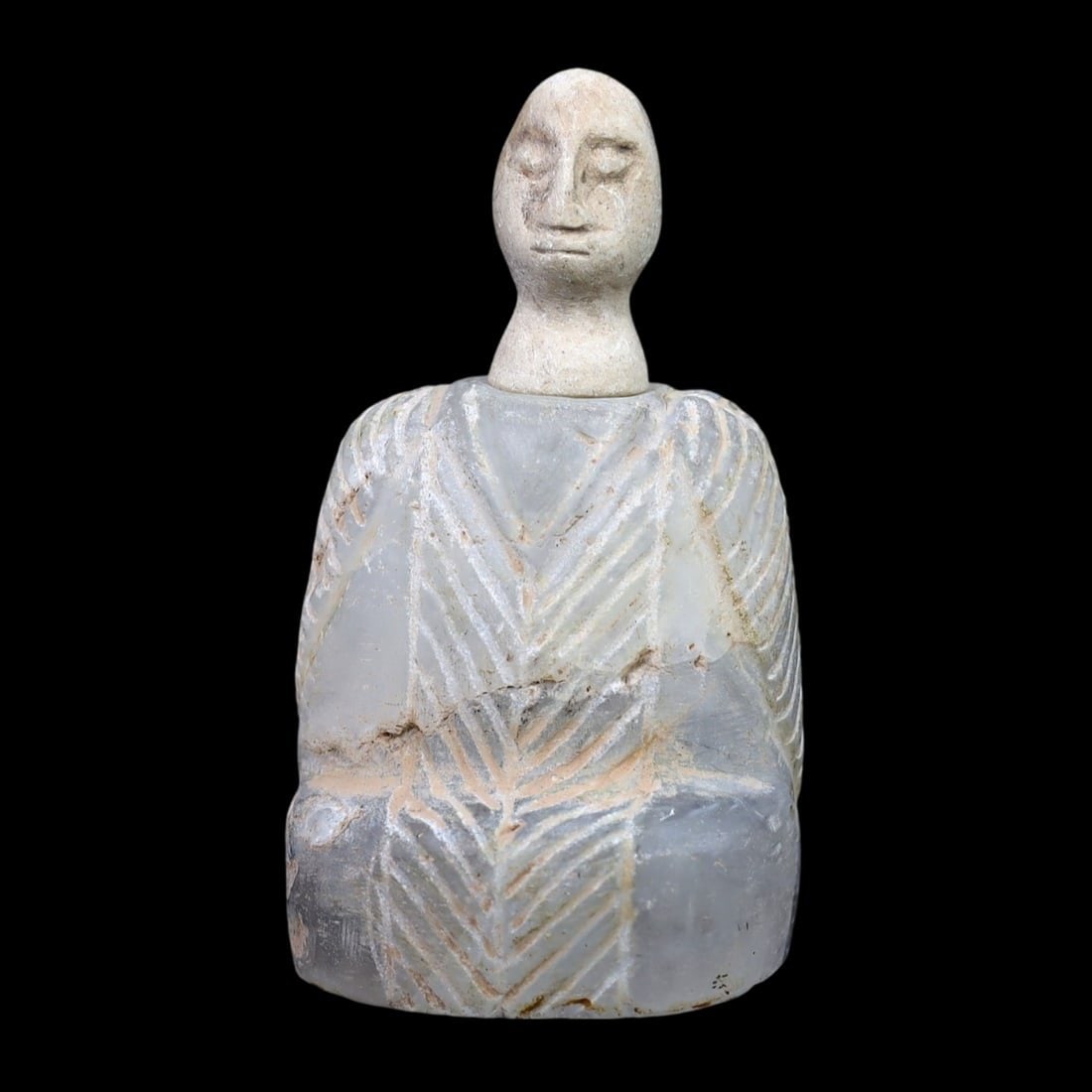 Ancient Bactria-Margiana Alabaster and Crystal Idol (1 of 1)