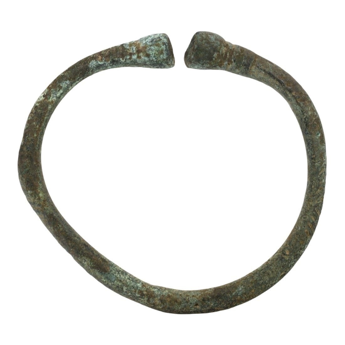 Ancient Viking Bronze Bangle Torc: Ancient Viking Bronze Bangle Torc