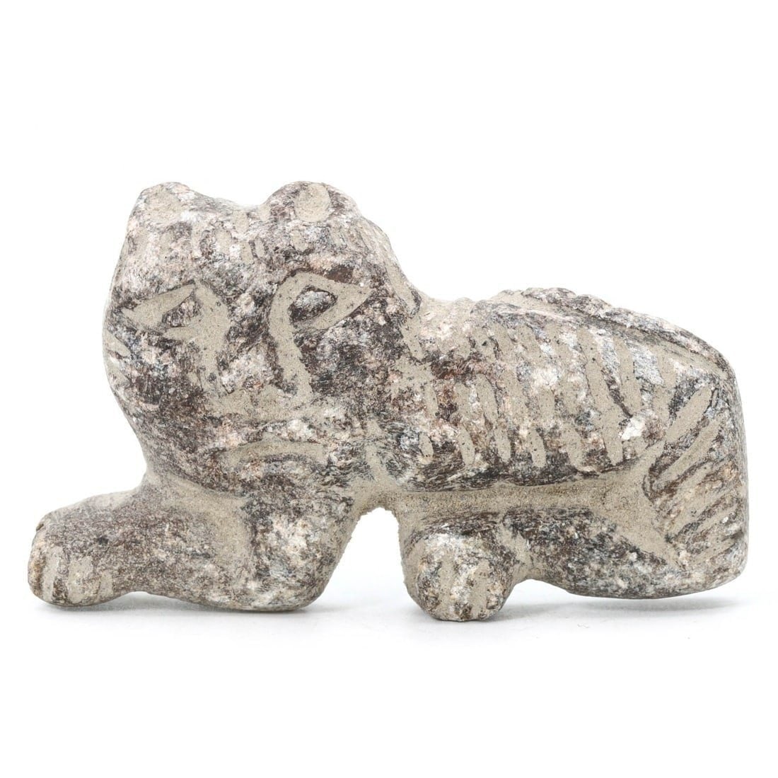 An Ancient Near Eastern Chlorite Steatite Animal Figurine, 3rd Millennium BCE (1 of 2)