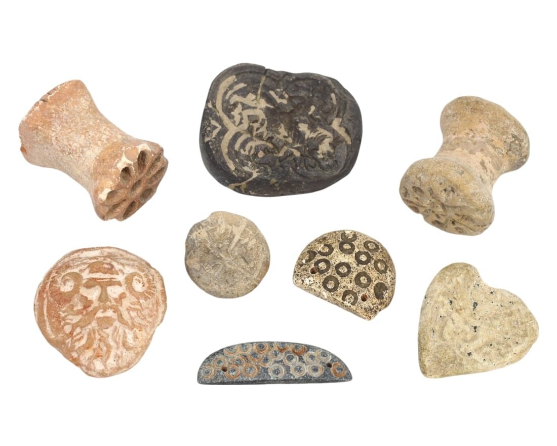 Ancient Middle Eastern Stone and Clay Stamps and Seals (1 of 1)