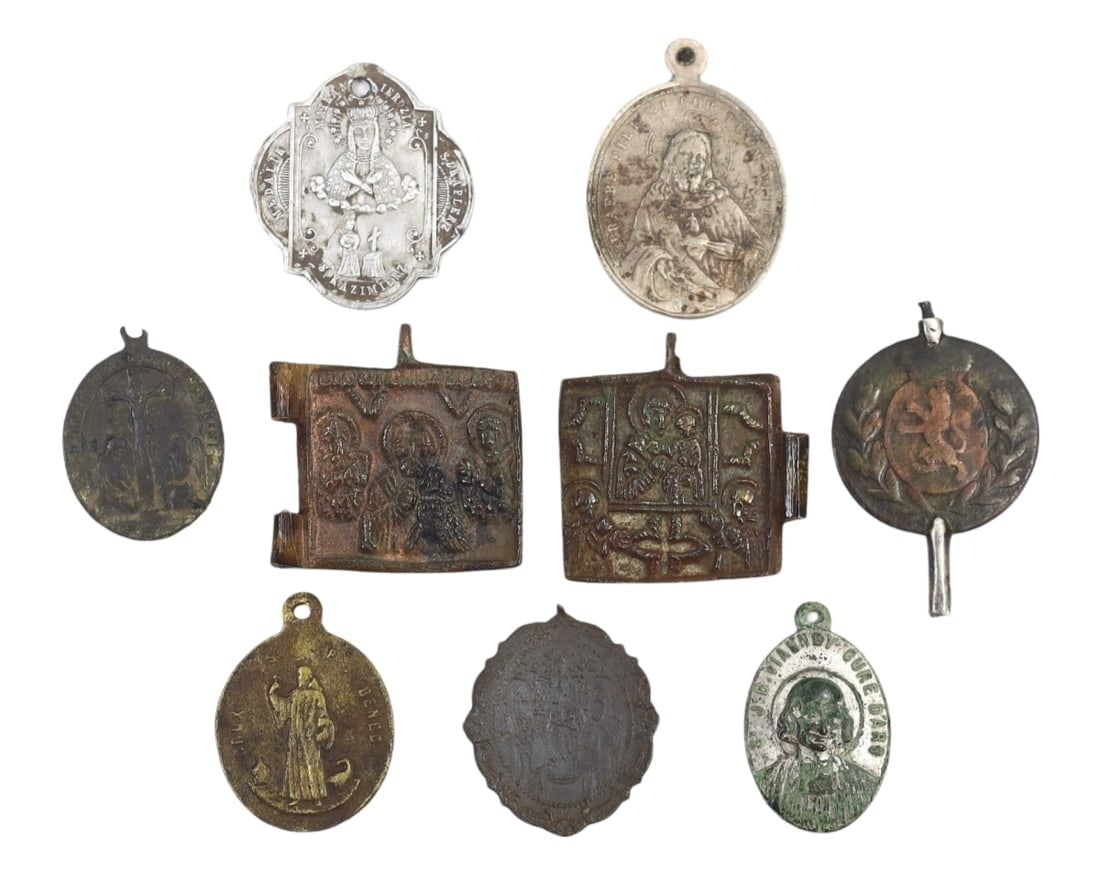 Antique Byzantine Religious Medallions,Icon and Pendants (1 of 2)