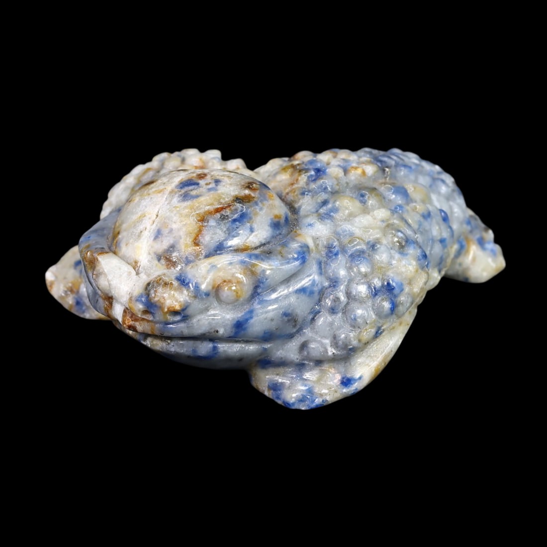 Indo-Himalayan Tribal Carved Frog Figurine Sculpture (1 of 3)