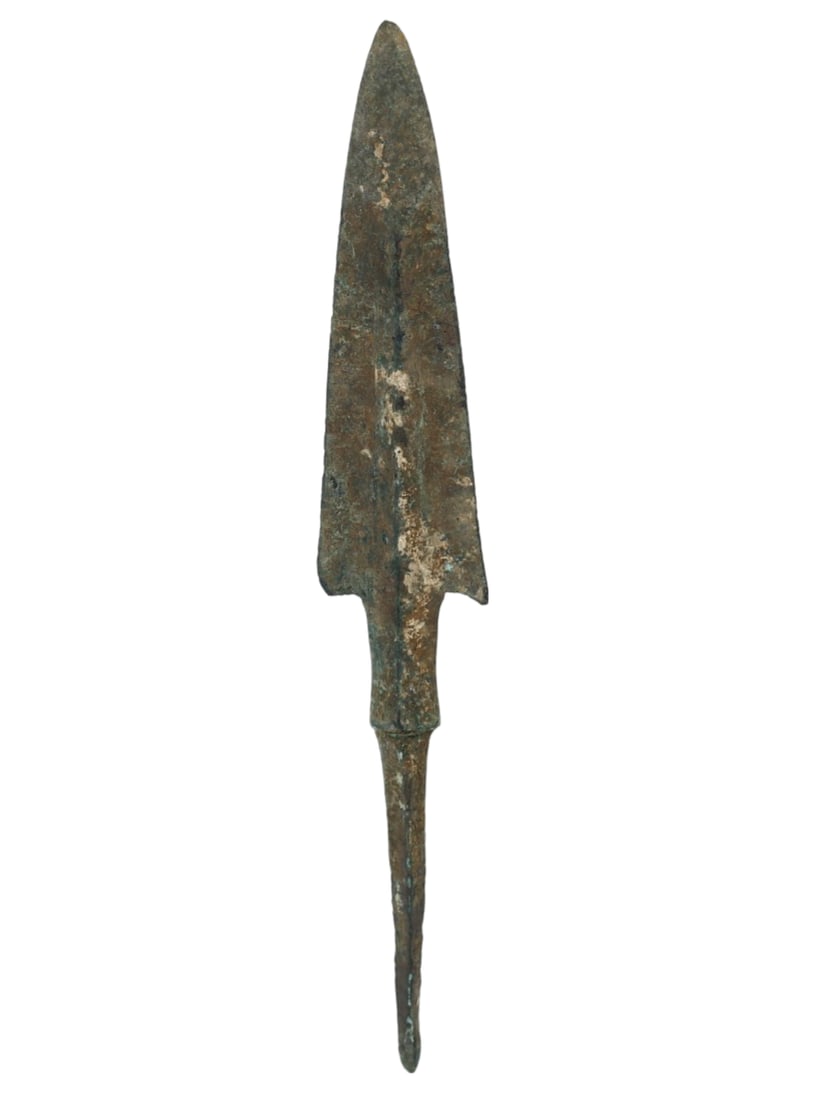 Ancient Near Eastern Luristan Bronze Weapon Arrowhead or Spearhead (1 of 1)