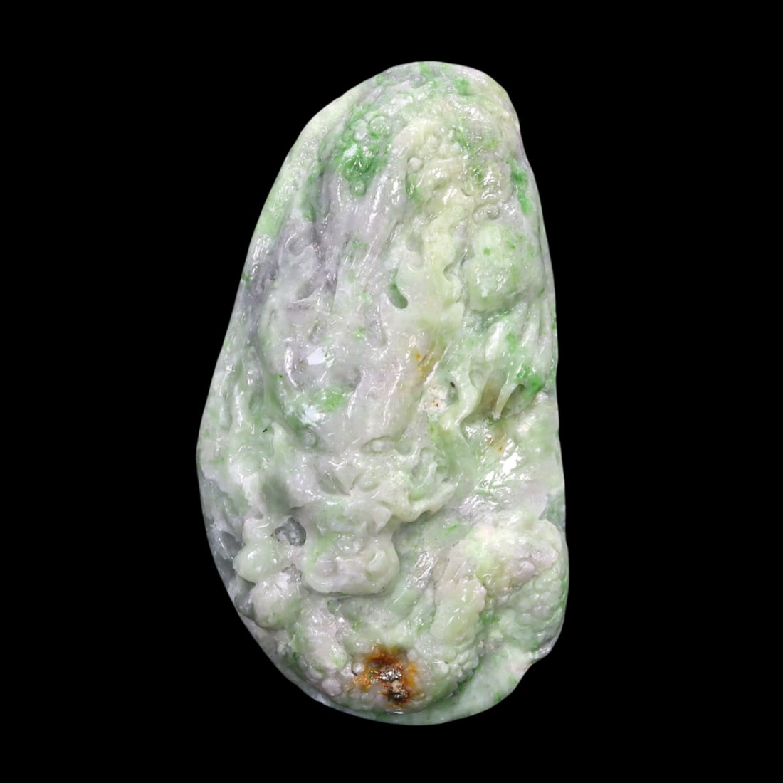 Eastern Oriental Chinese Carved Jadeite Jade Dragon Pendant (1 of 2)