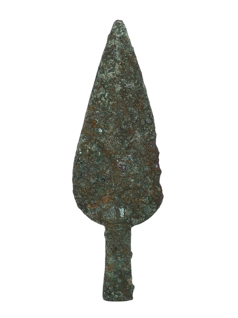 Ancient Near Eastern Luristan Bronze Weapon Arrowhead or Spearhead (1 of 1)
