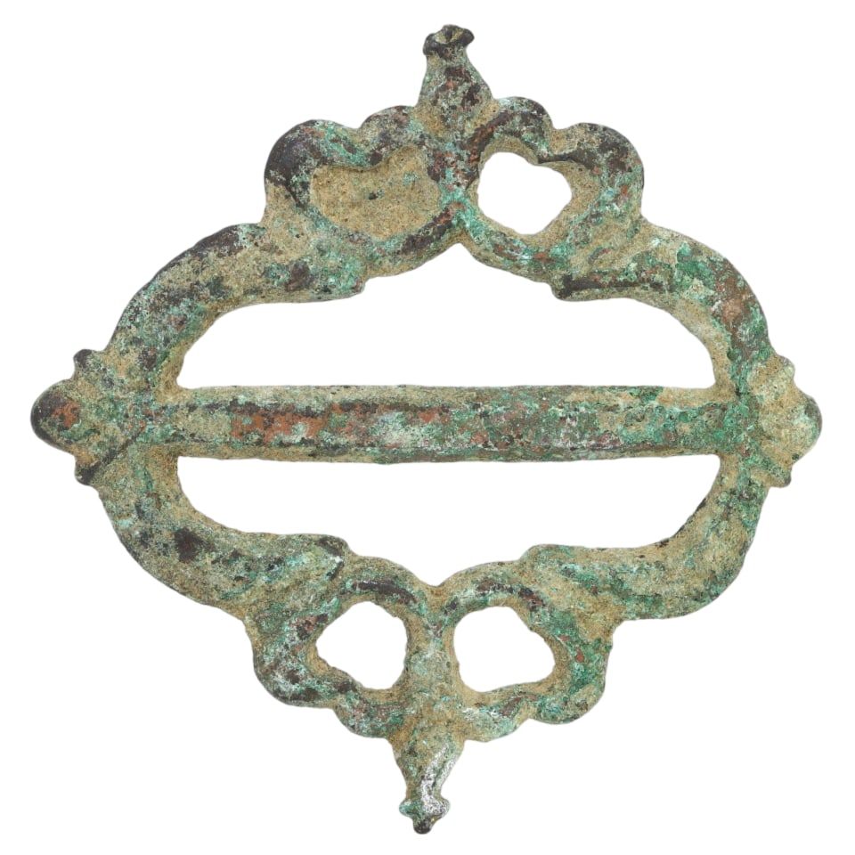 Ancient Roman Era Bronze Belt Buckle: Ancient Roman Era Bronze Belt Buckle