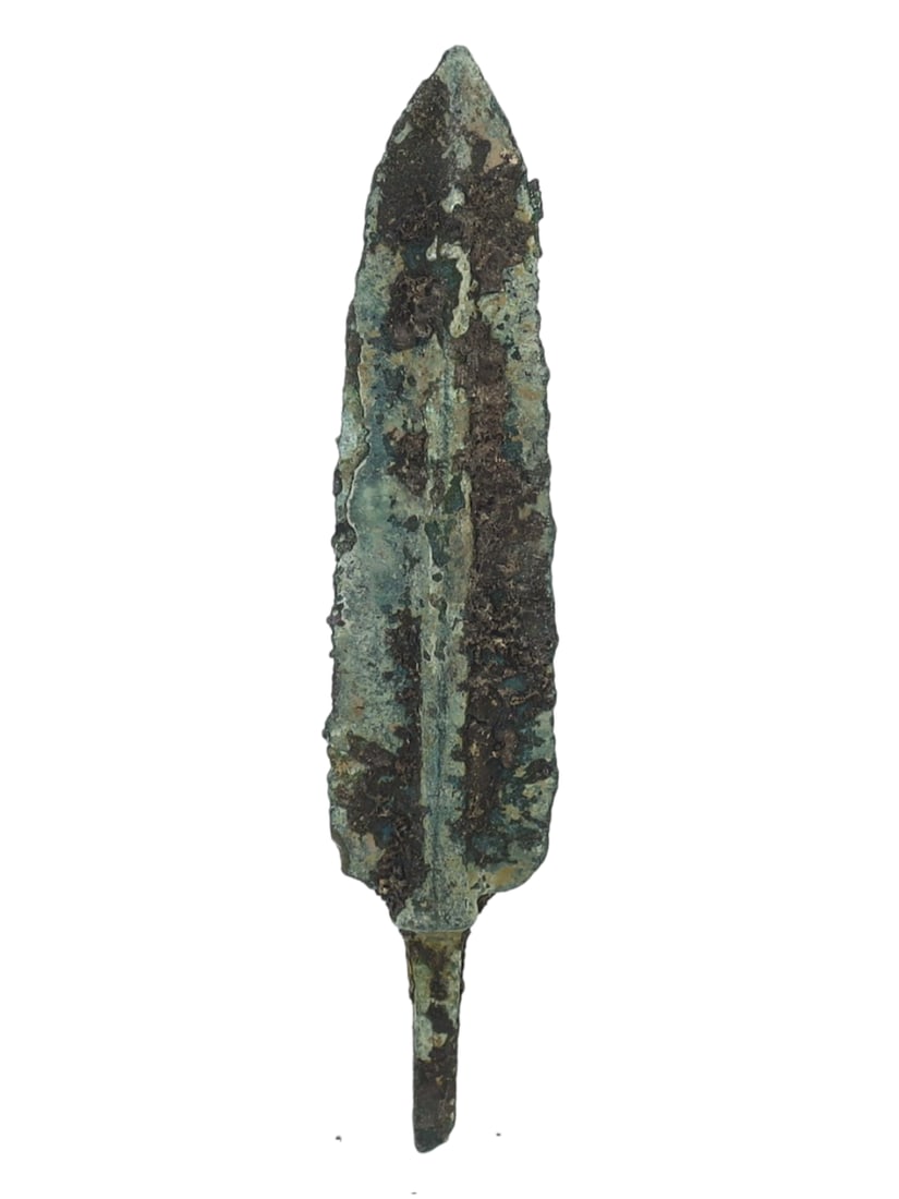 Ancient Near Eastern Luristan Bronze Weapon Arrowhead or Spearhead (1 of 1)