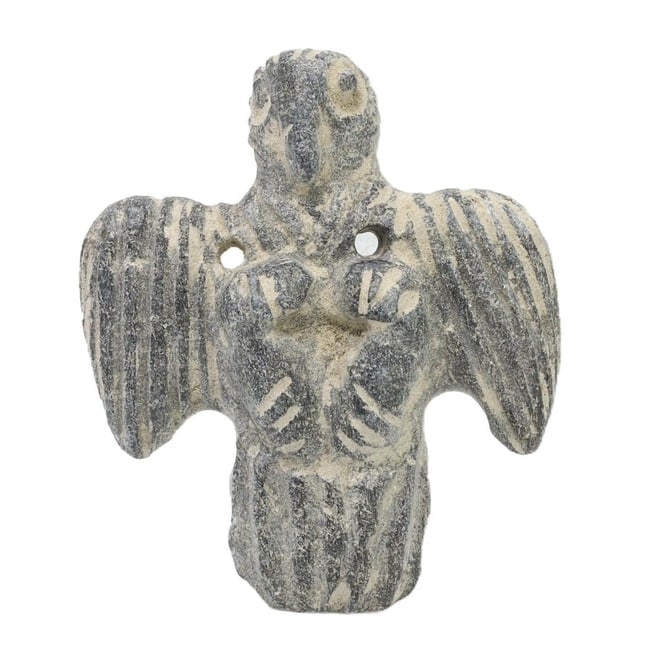 Near Eastern Chlorite Schist Carved Vulture Eagle Figurine Amulet (1 of 1)