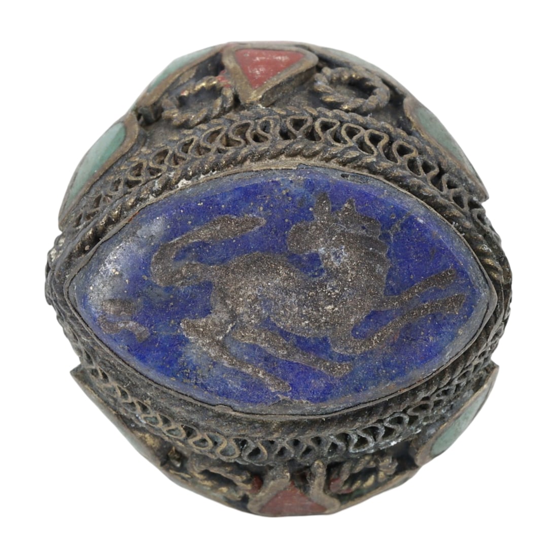 Antique Islamic Persian Carved Signet Ring US 7: Antique Islamic Persian Carved Signet Ring US 7