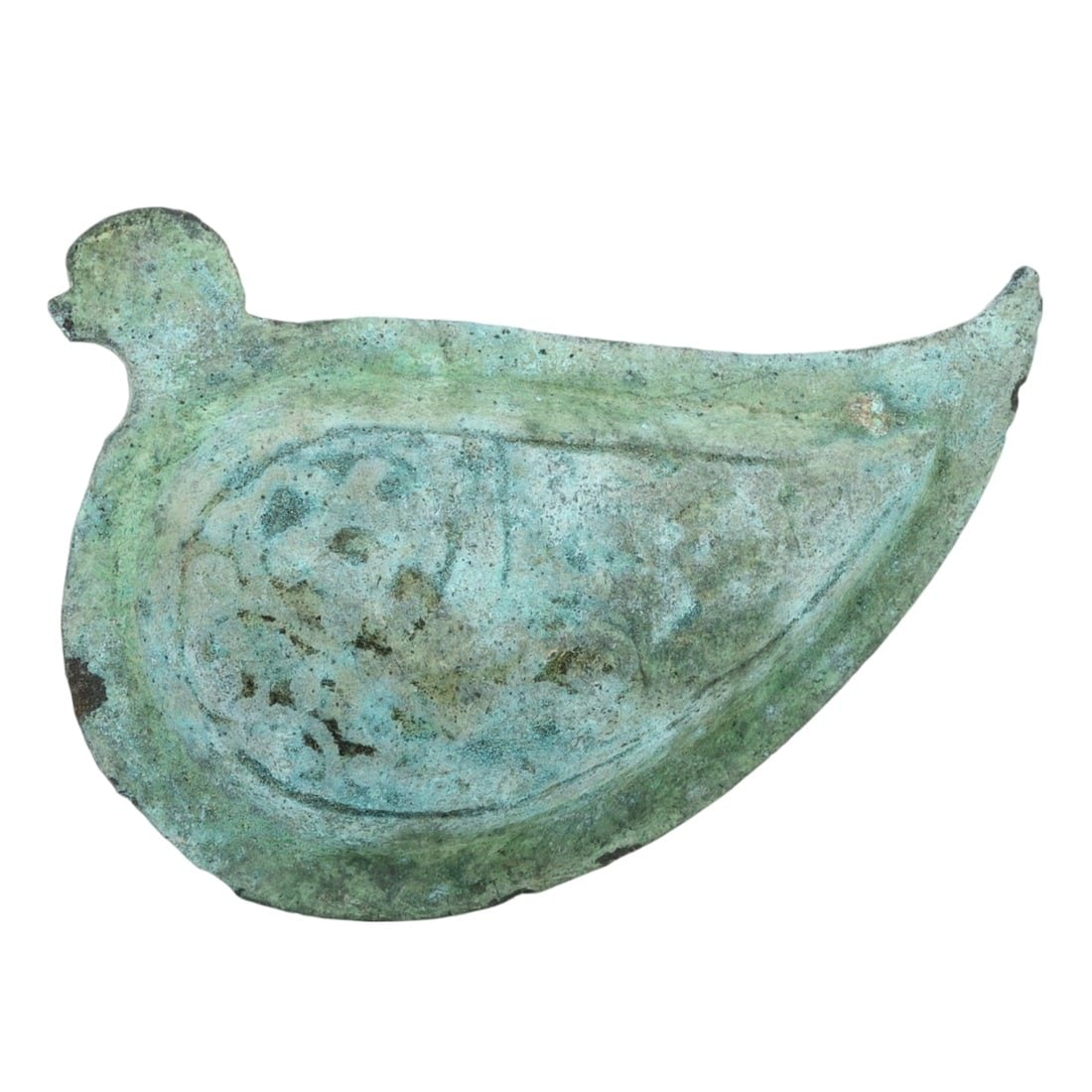Ancient Byzantine-Islamic Cockerel Pattern Oil Lamp Bowl (1 of 2)