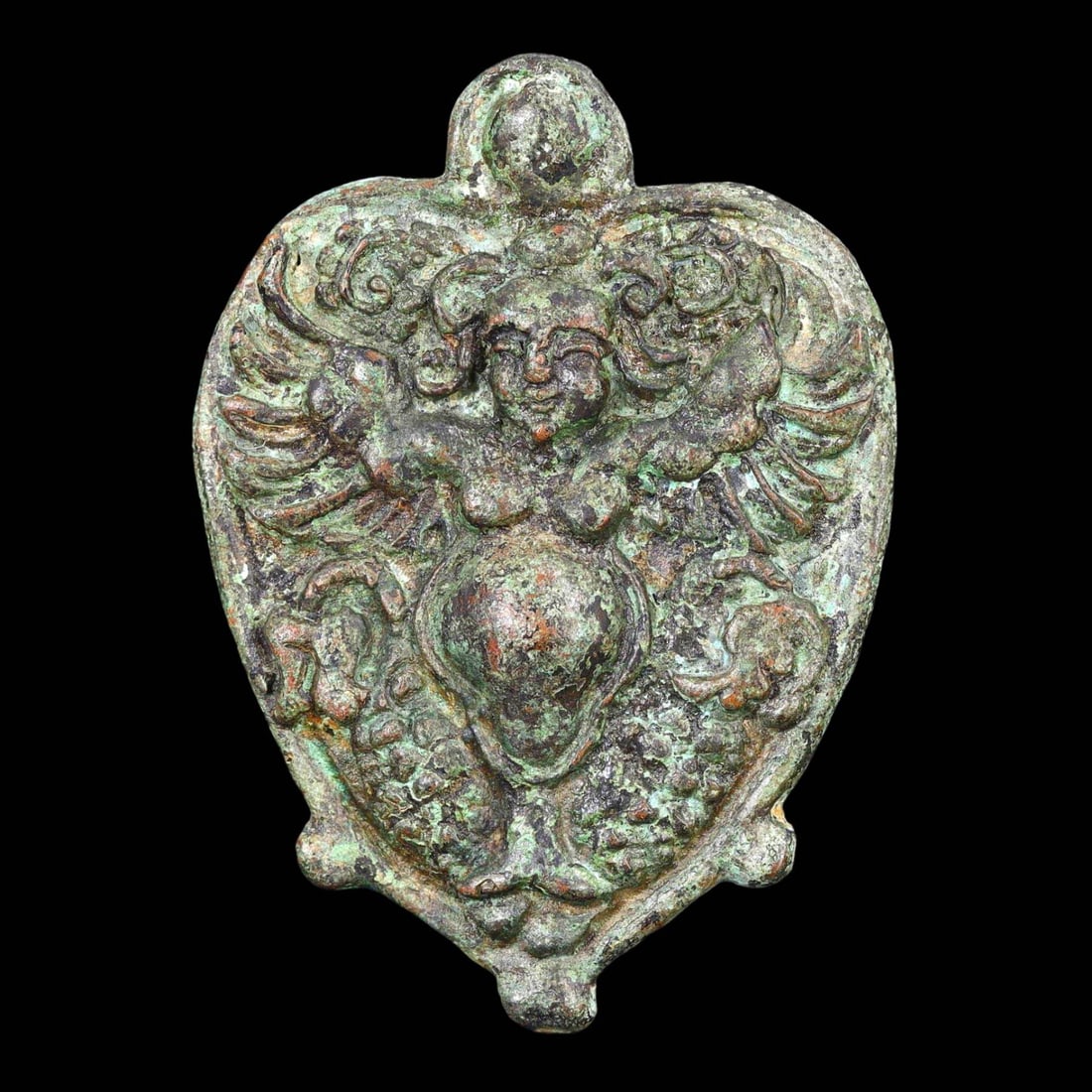 Ancient Bronze Belt Buckle with Lynx Attacking an Argali, 2nd-1st Century BCE (1 of 2)