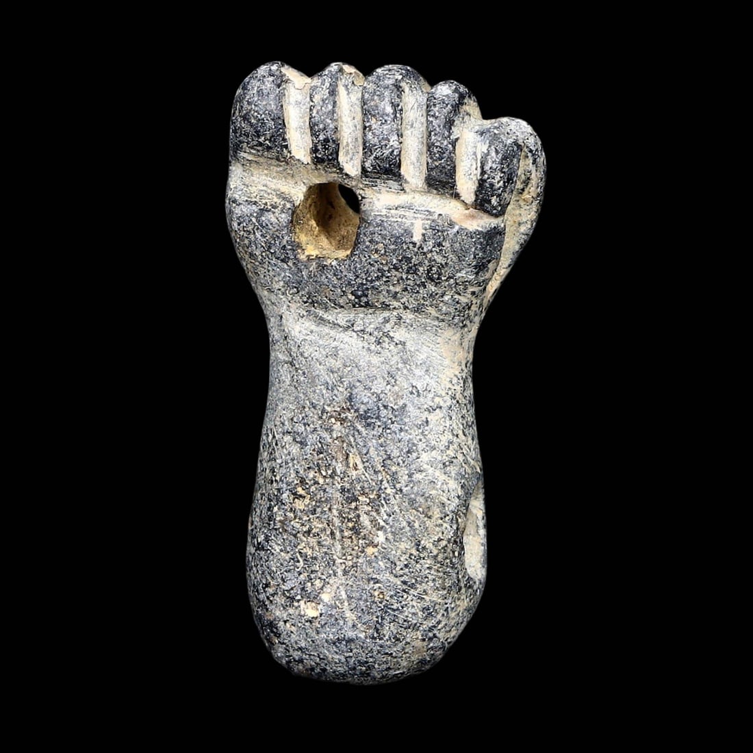 Ancient Egyptian Basalt Fist Amulet (1 of 2)