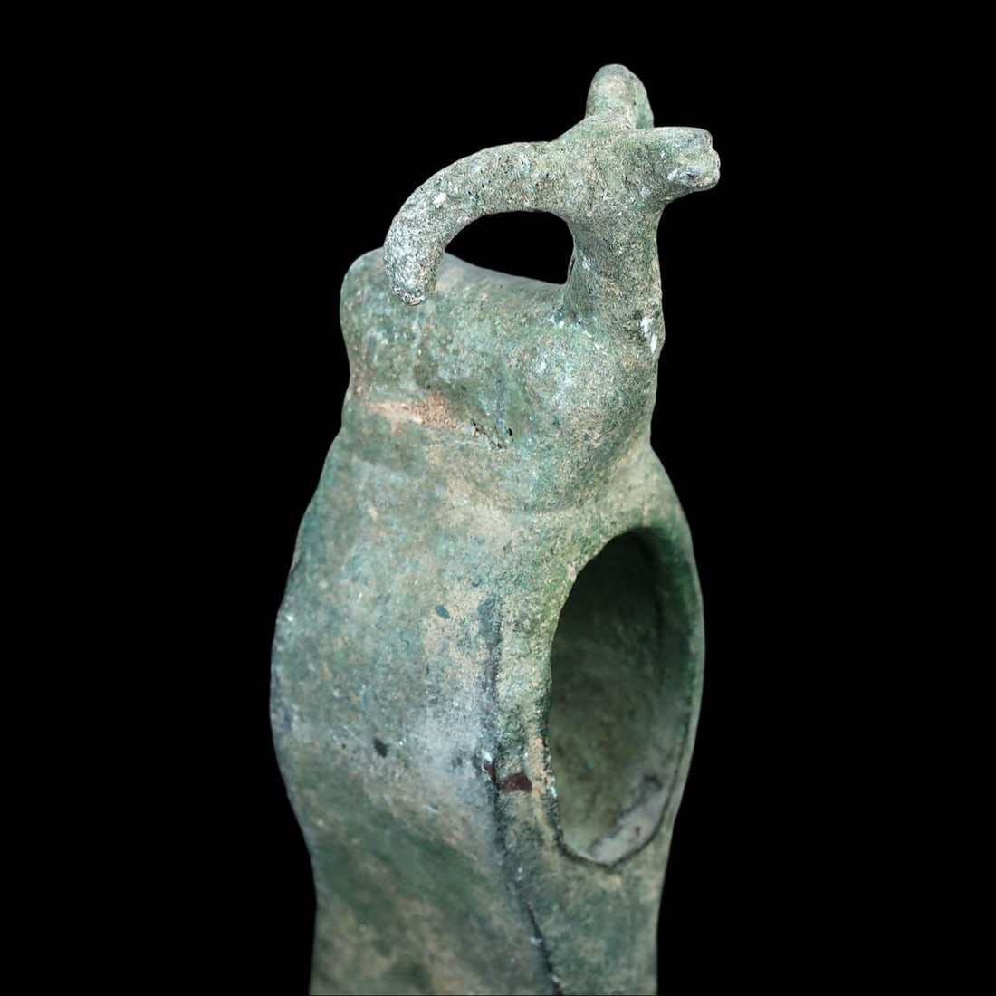 Ancient Parthian Bronze Axe Head with Ram Figure, c. 247 BC - AD 224 (1 of 5)