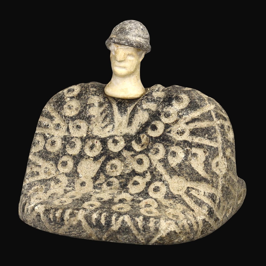 Central Asian Tribal Art Stone Carving Idol Figure Statuette (1 of 4)