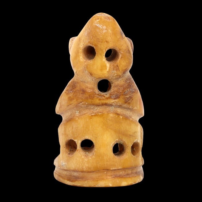 Ancient Egyptian Walrus Ivory Anthropomorphic Figure, ca. 1100-1400 AD: No reserve is set for any lot; the starting price is the basic price of the lot without reserve. We are delighted to present an extraordinary collection of jewelry and artifacts spanning various histo