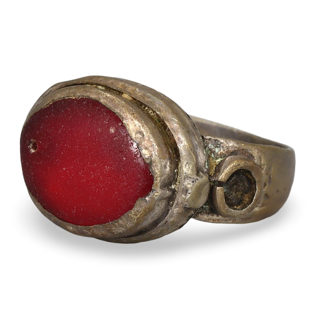 Antique Post-Medieval Period Ottoman Gilt Silver Ring, 18th Century (1 of 3)