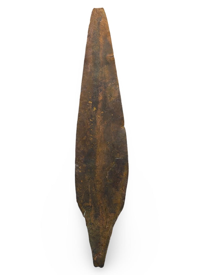 Ancient Medieval Mongol Empire Bronze Spear-Head Weapon, 12th-13th Century (1 of 3)