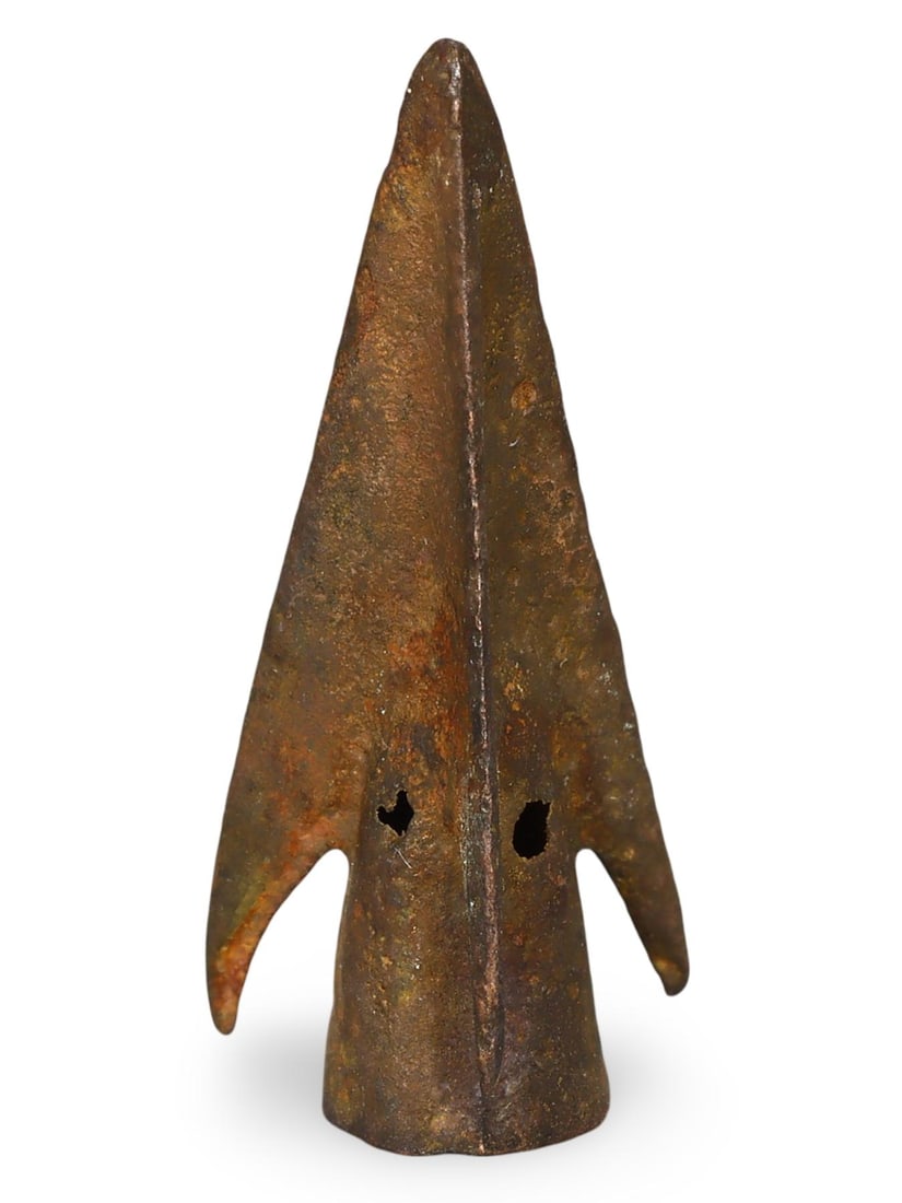 Ancient Scythian Bronze Trilobite Arrowhead, 525-330 BC (1 of 2)