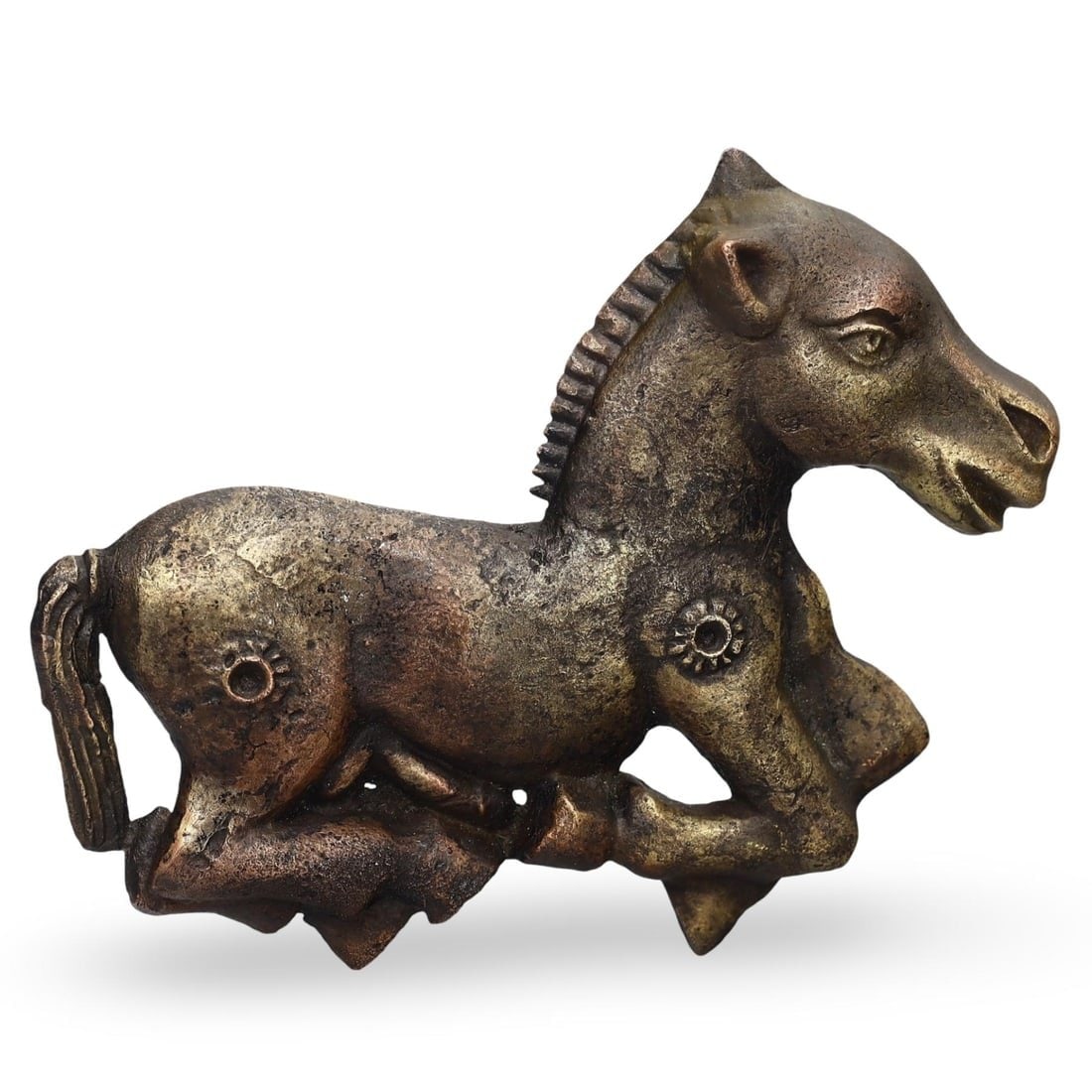 Post-Medieval Bronze Applique Flying Horse Sculpture, 16th-18th Century (1 of 2)