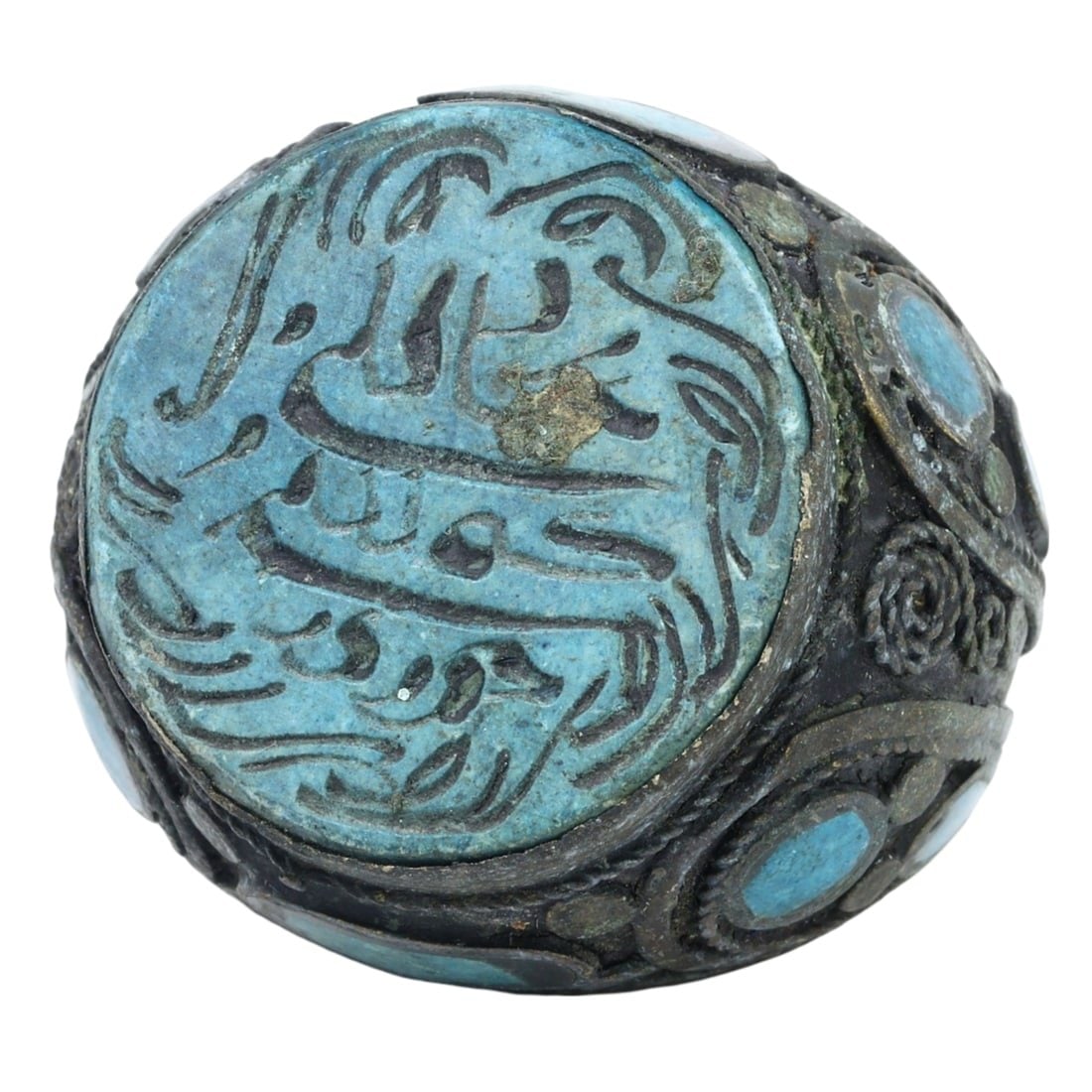 Turkish Nomad Tribe Silver Motif Intaglio Ring, late 19th-early 20th Century: No reserve is set for any lot; the starting price is the basic price of the lot without reserve. We are delighted to present an extraordinary collection of jewelry and artifacts spanning various histo