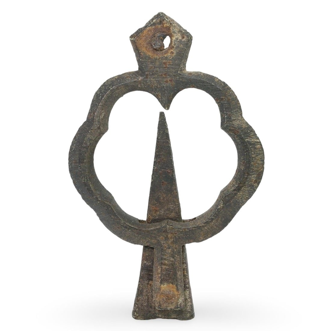 Medieval European Bronze Balance Scale Pointer, 12th-15th Century (1 of 2)
