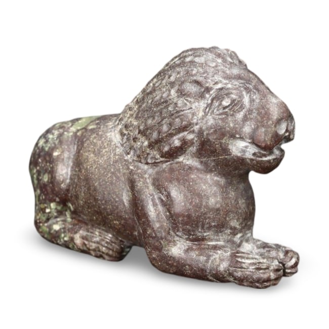Ancient Late Medieval Roman Style Lion Figure Statuette, 12th-14th Century (1 of 3)