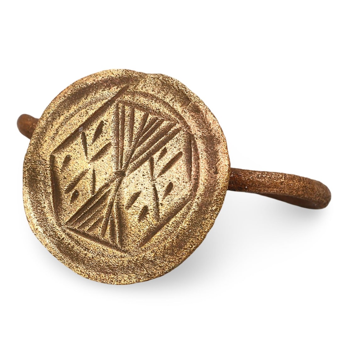 Post Medieval European Bronze Signet Ring, 16th-19th Century (1 of 3)