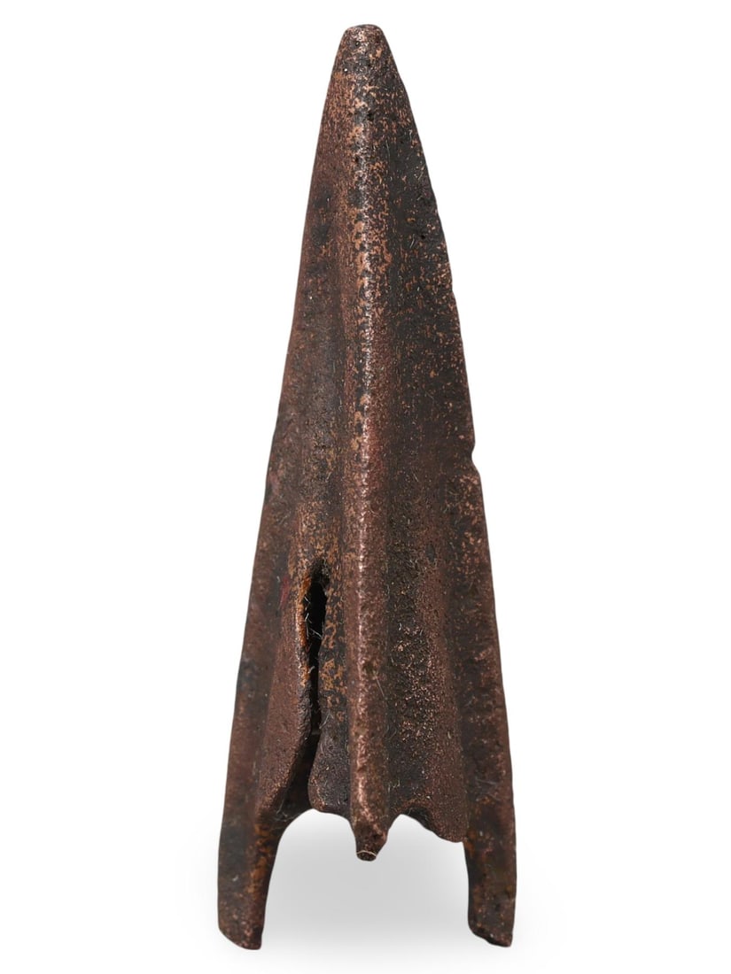 Ancient Hellenistic Greek Bronze Arrowhead, 300-100 B.C. (1 of 2)