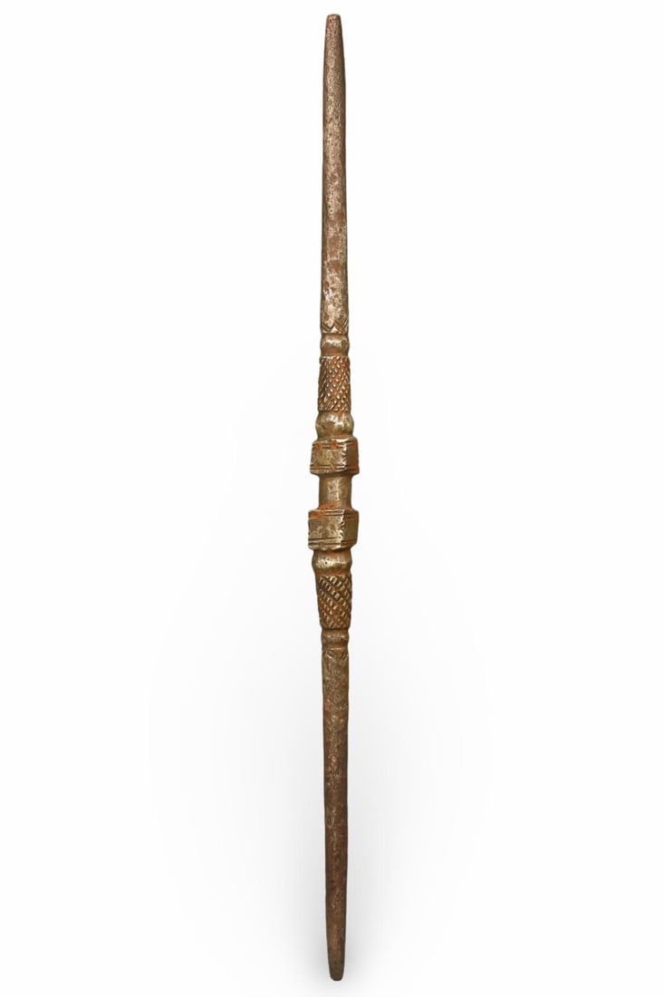 Ancient Medieval Anglo-Saxon Bronze Stylus, 9th-11th Century: This Ancient Medieval Anglo-Saxon Bronze Stylus, dating from the 9th to the 11th century, exemplifies the fine craftsmanship of the Anglo-Saxon period. Expertly cleaned to reveal its original bronze p