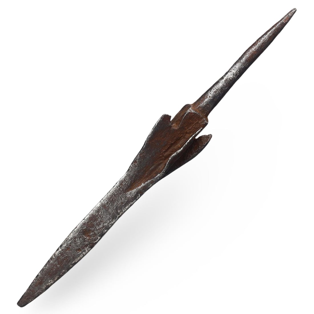 Ancient Medieval Sino-Mongolian Barbed Hooks Arrowhead, 12th-14th Century (1 of 2)