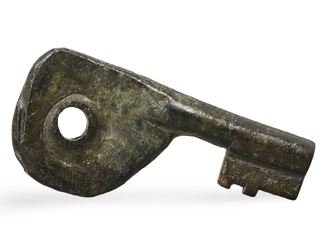 Ancient Late Medieval Bronze Key, 14th-15th Century (1 of 3)