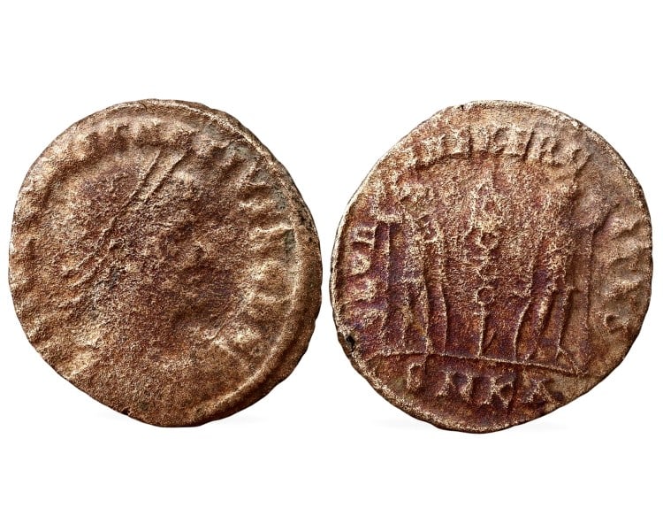 Ancient Roman Imperial Bronze Coin, 1st-4th Century AD (1 of 3)